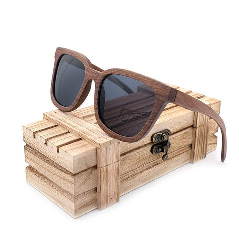 Black Walnut Wooden Bamboo Sunglasses