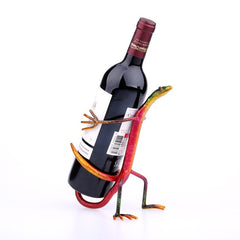Gecko Wine Bottle Holder
