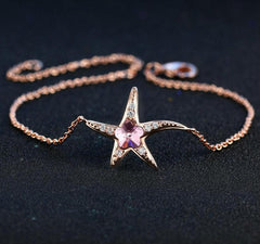 Starfish Rose Gold Sister Jewelry Bracelets