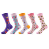 Image of 5 pairs Cool Crazy Funny Women Socks