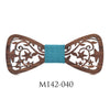 Image of Butterfly Wedding Bowknot Wooden Bow Tie