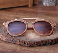 Retro Wooden Bamboo Sunglasses