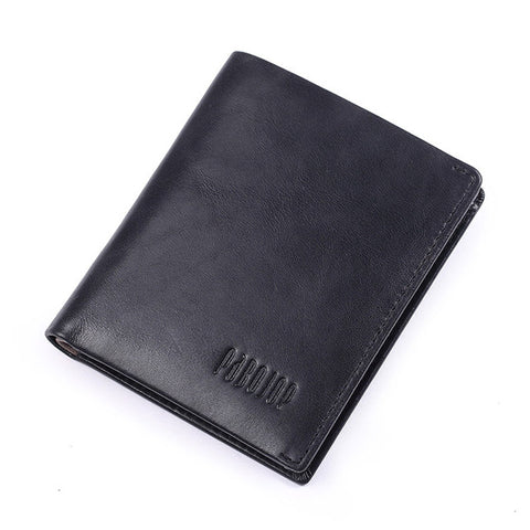 Front Pocket Genuine Leather Slim Minimalist Wallet