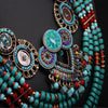 Image of Vintage Handmade Bead Bohemian Jewelry Boho Necklace
