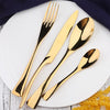 Image of 16Pcs 4Sets Stainless Steel Hotel Western Dinnerware Flatware Cutlery Set