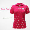 Image of Short Sleeve Breathable Clothes Women Golf Shirts