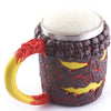 Image of Skull Knight Tankard Dragon Viking Stainless Beer Tea Cup Coffee Mugs