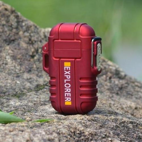 Cool Waterproof Windproof Electric USB Lighter