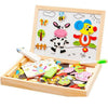 Image of Mamy Baby Forest Wooden Magnetic Puzzle Board