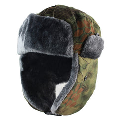 Camouflage Earflap Russian Bomber Hat