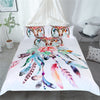 Image of Feathers Skull Dream Catcher Bedding Set